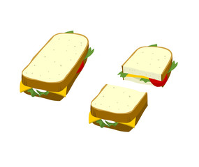 Sandwich Cartoon