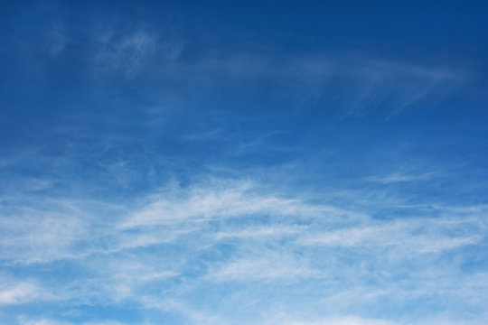 Cloudscape over horizon.