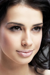 beautiful girl with big eyes