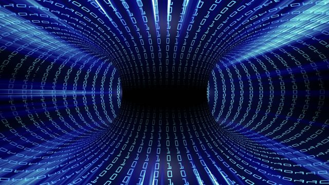 Internet 3d background concept - Loop