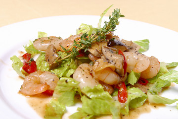 The image of delicious dine in Asia