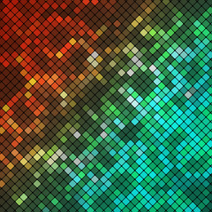 Abstract Geometrical Multicolored Background
