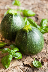 Round zucchinis