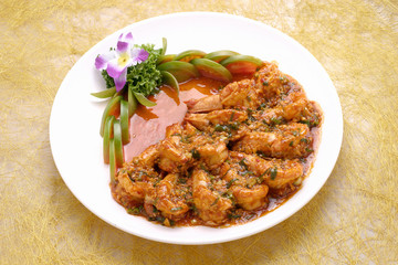 The image of delicious dine in Asia