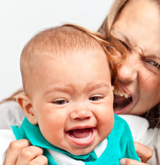 shouting little girl