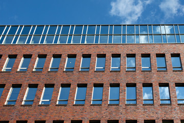 Solar panels on the roof of a building