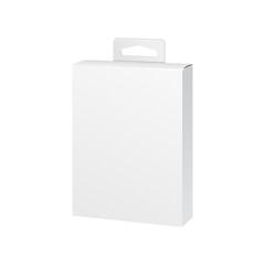 White Product Package Box Illustration