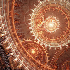 Abstract mechanical background