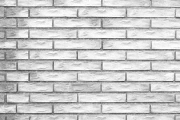 old white brick wall as background and texture
