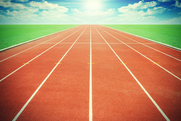 Fototapeta premium Running track