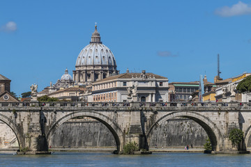 Fototapeta premium St. Peter's from the Tiber