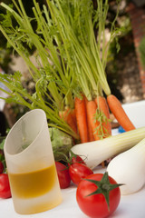 verdura e olio