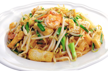 Thai style noodles , Pad thai