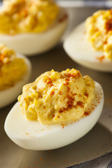 Healthy Deviled Eggs as an Appetizer