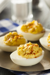 Healthy Deviled Eggs as an Appetizer