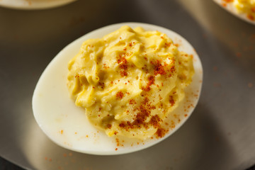 Healthy Deviled Eggs as an Appetizer