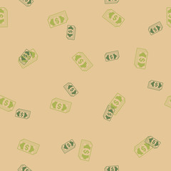 seamless background: money