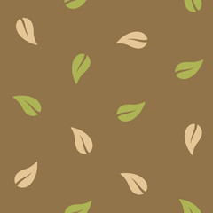seamless background: leaf