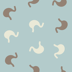 Fototapeta premium seamless background: stomach