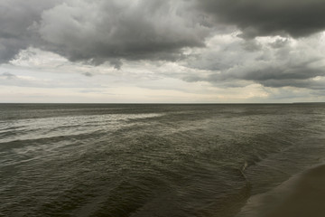 Dark Baltic sea.