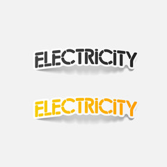 realistic design element: electricity