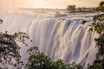 Wandaufkleber Victoria Falls, Sambia © Delphotostock