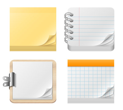 Blocs-notes vectoriels 1