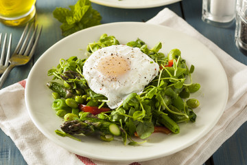 Healthy Scafata with a Poached Egg