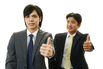 笑顔のビジネスマン