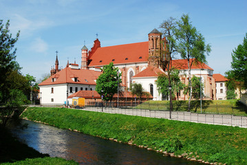 St. Anne's and Bernardinu Church in Vilnius city