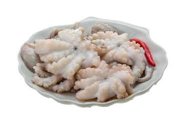 Raw octopus