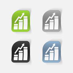 realistic design element: chart