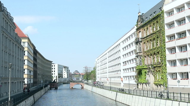 River and bridge in Berlin