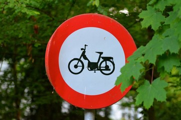 forbidden for motorcycles