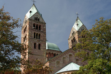 Fototapeta premium Kirchtürme Dom zu Speyer