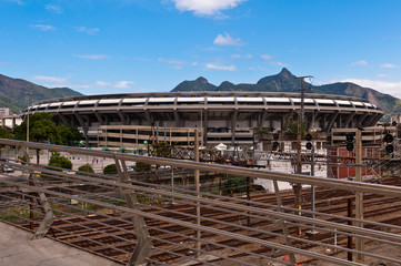 Fototapeta na wymiar Stadion Maracana w Rio de Janeiro, Brazylia
