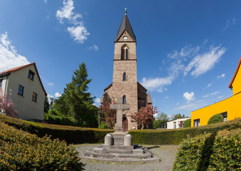 Fototapeta na wymiar Kirche in Bad Suderode Harz
