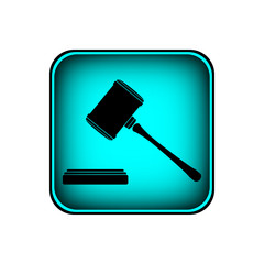 Judge gavel icon