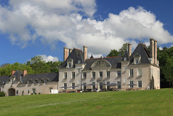 Fototapeta na wymiar Gournerie zamek w Saint-Herblain (Loire-Atlantique)