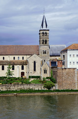 Collegiate Church of Notre-Dame de Melun, France .