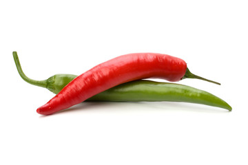 Chili pepper isolated on white background