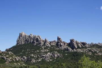 Fototapeta na wymiar Góry Montserrat
