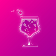 purple cocktail