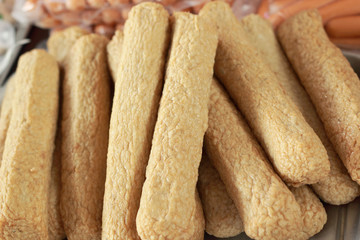 fish balls at the market