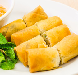 Fried spring rolls