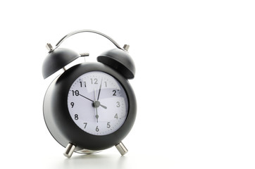Clock isolated on white