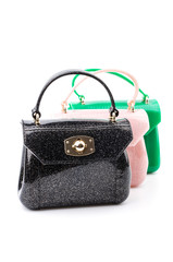 Handbag isolated white background