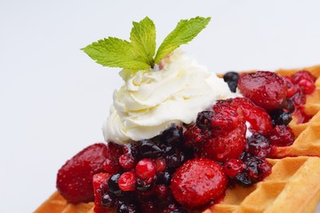 fruit wafel