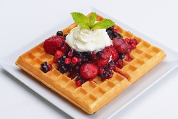 fruit wafel