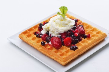 fruit wafel